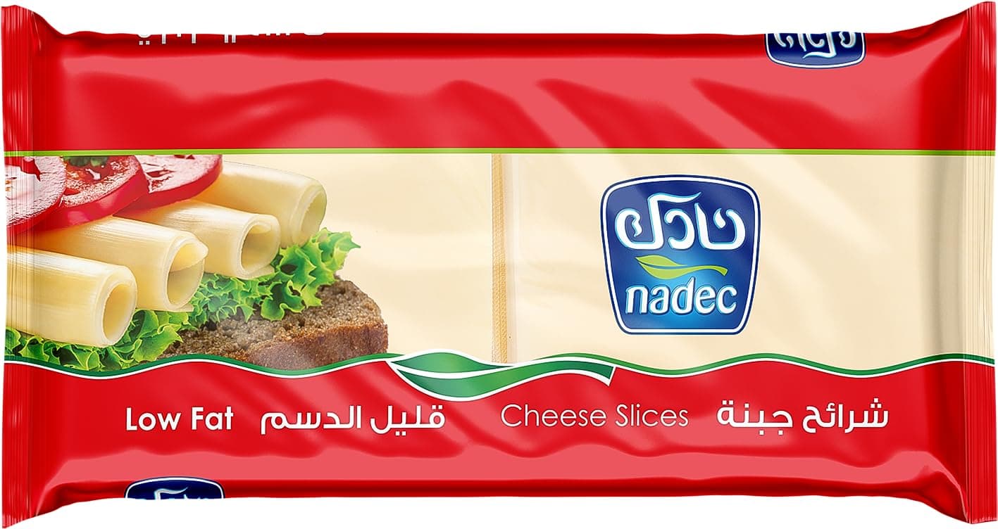 Nadec Low Fat Cheese Slice, 400 g