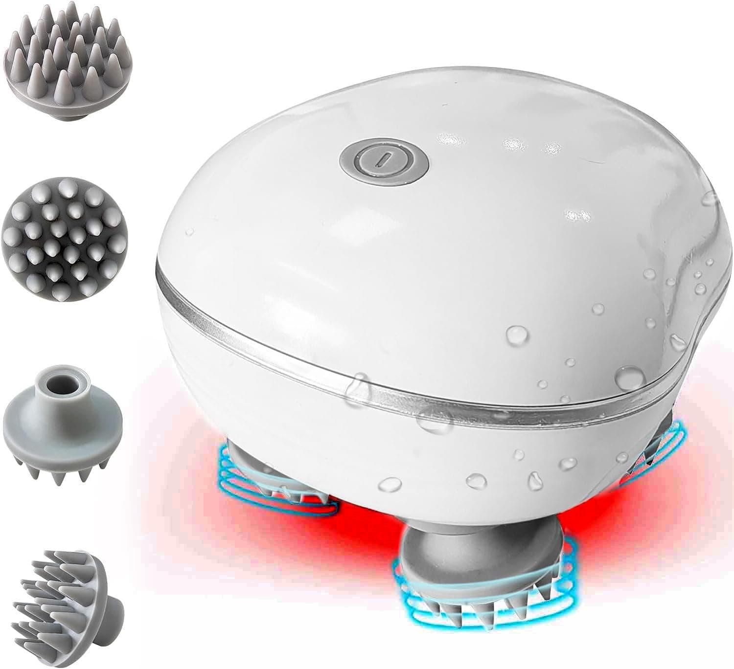 Electric Head,Scalp Massager | Advance Red Light Therapy for Boost Growth Fall Control Therapy | Massage for Growth,Deep Clean & Stress Relaxation