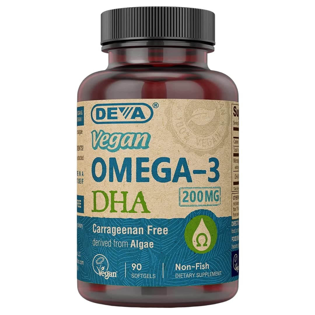 Deva, Vegan Omega-3 DHA, 90 Softgels