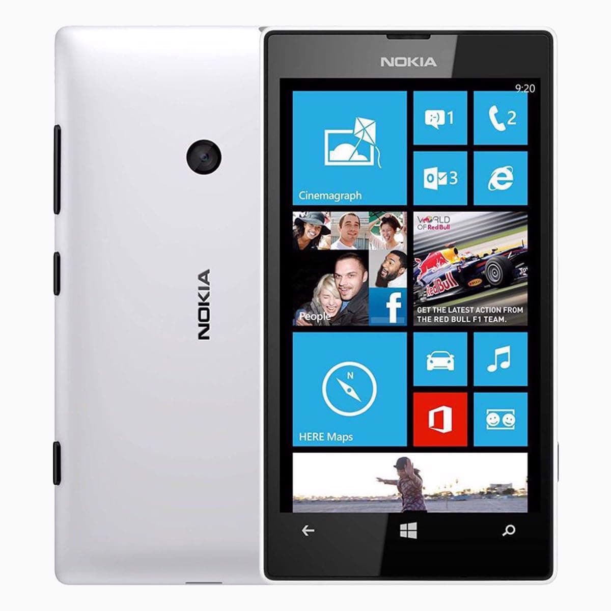 Nokia Lumia 520 Single-SIM 8GB ROM + 512MB RAM (GSM Only | No CDMA) Factory Unlocked 3G/LTE Smartphone (White) - International Version