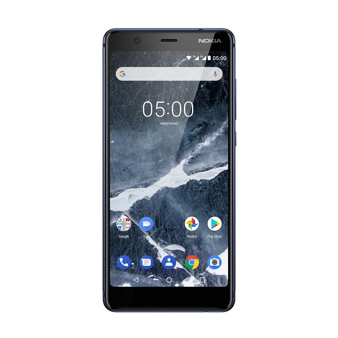 Nokia 5.1 Dual-SIM 16GB ROM + 2GB RAM (GSM Only | No CDMA) Factory Unlocked 4G/LTE Smart Phone (Blue) - International Version