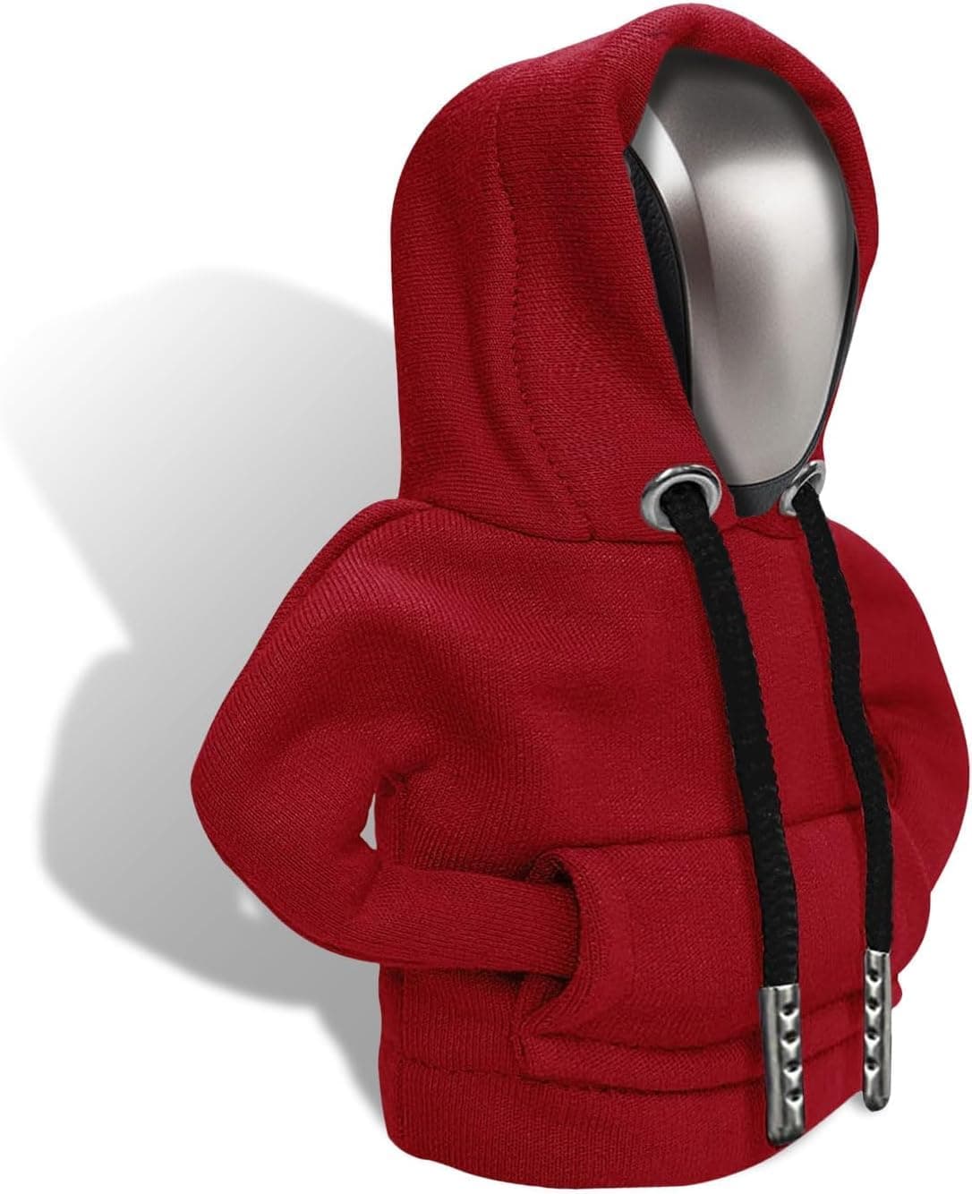 Car Shift Knob Hoodies Cover, Universal Gear Shifter Hooded Shirt Design Cover, Trendy Car Interior Decoration Accessory