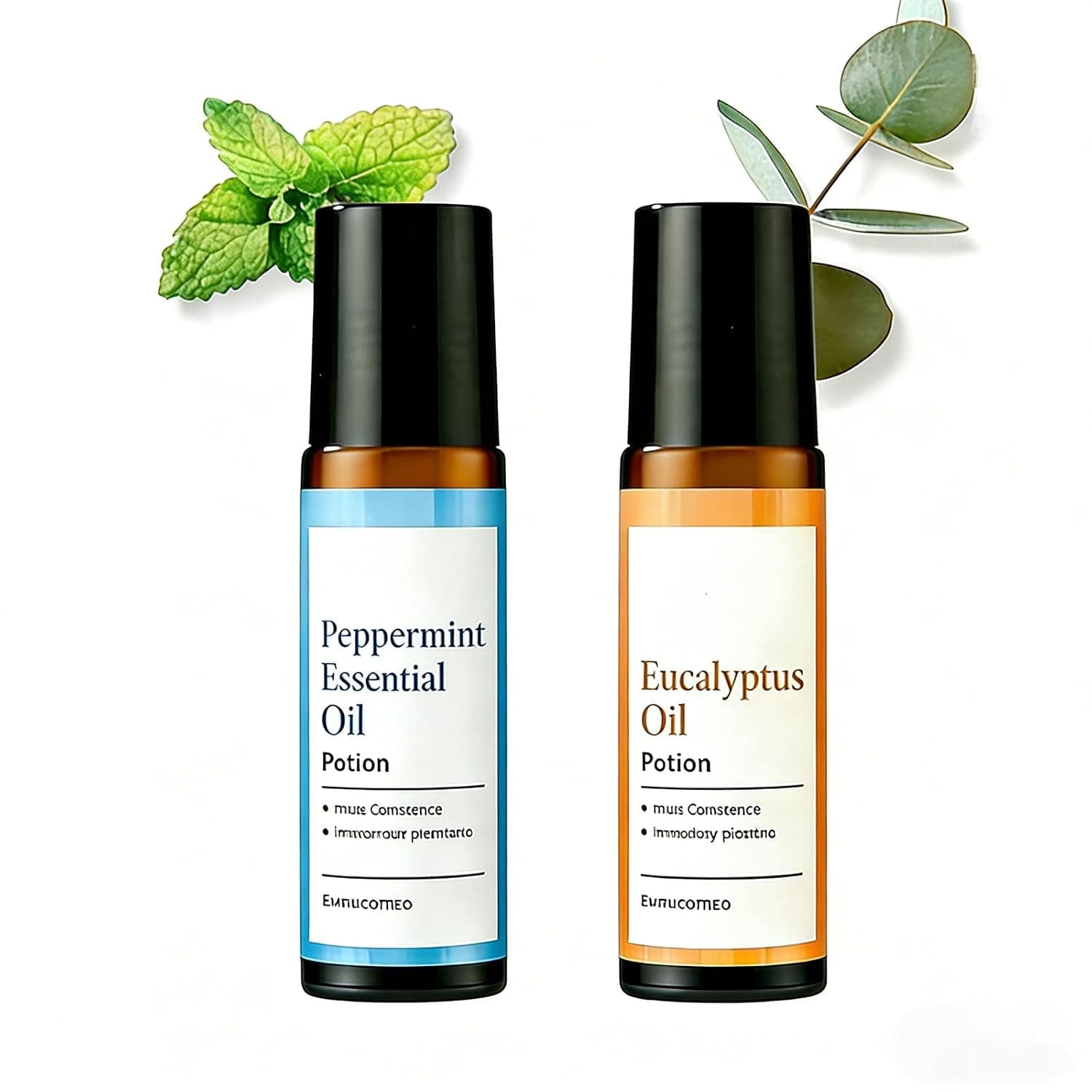 Calming Essential Oil Roll-on Roller Natural Essential Oils Natural Blend Aromatherapy Essential Oils Set Roll-On For Calm, Dream, Relaxation, Rejuvenate, Soothe 2x 10ml