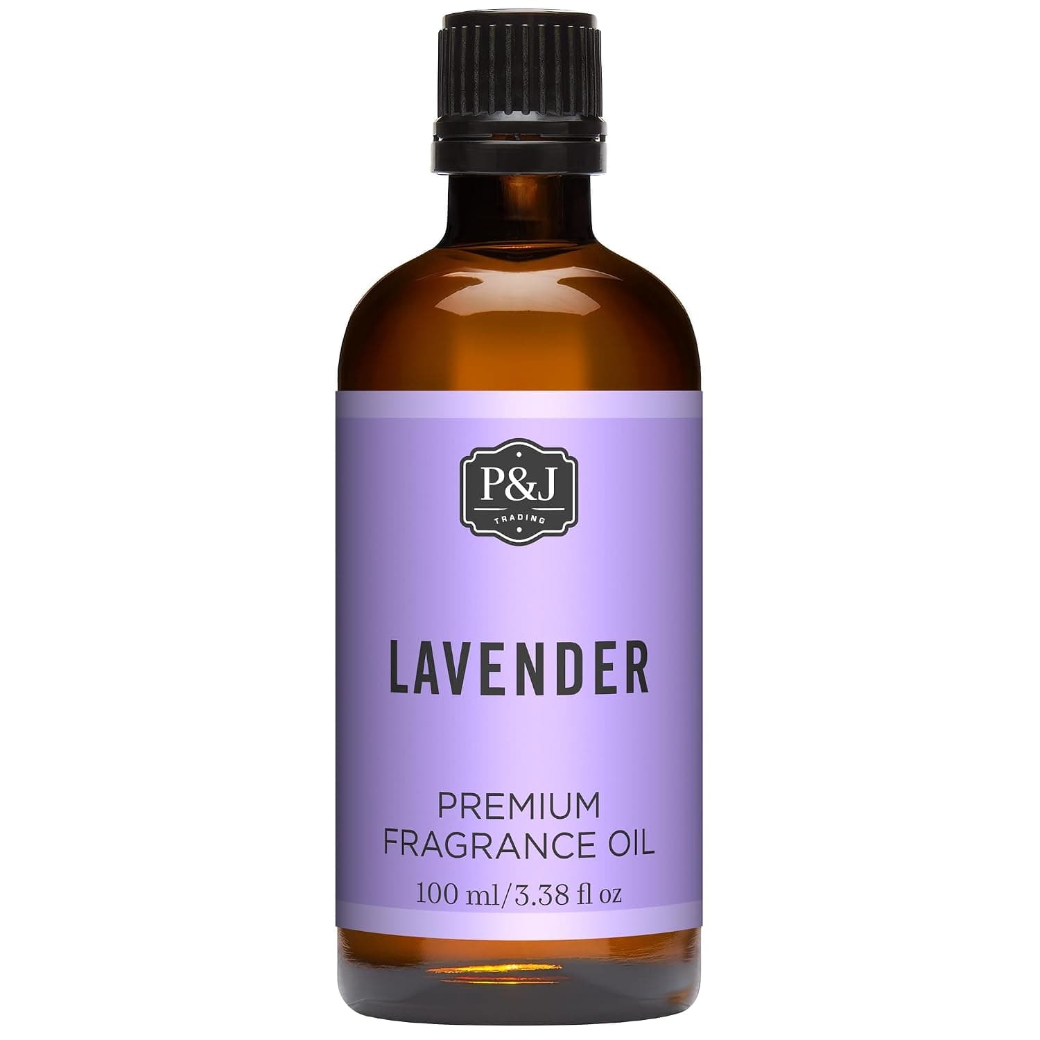 P&J Fragrance Oil | Lavender Oil 100ml - Candle Scents for Candle Making, Freshie Scents, Soap Making Supplies, Diffuser Oil Scents