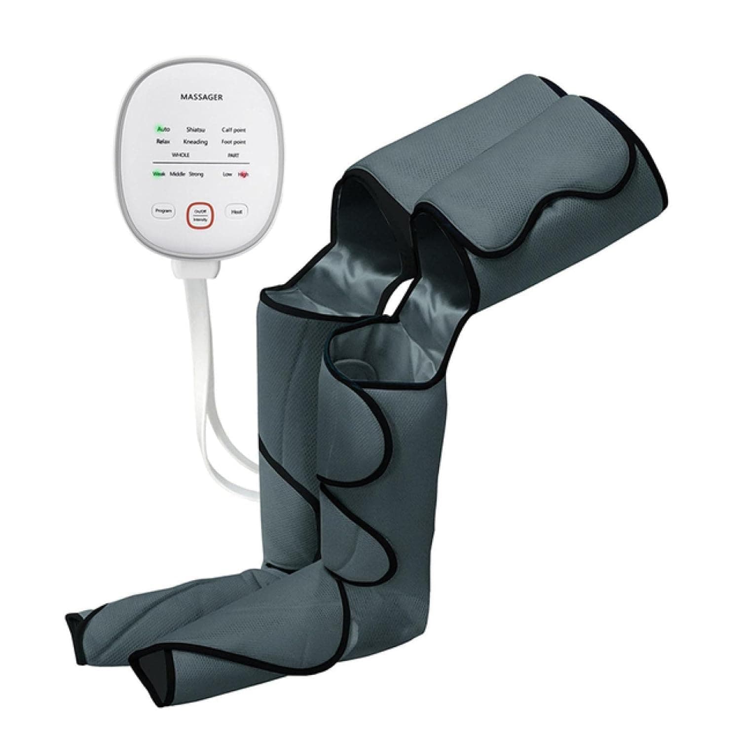 Leg Massager Air Compression Massager for Circulation and Relaxation Foot Calf Thigh Wraps Massage Helpful Pain Relief