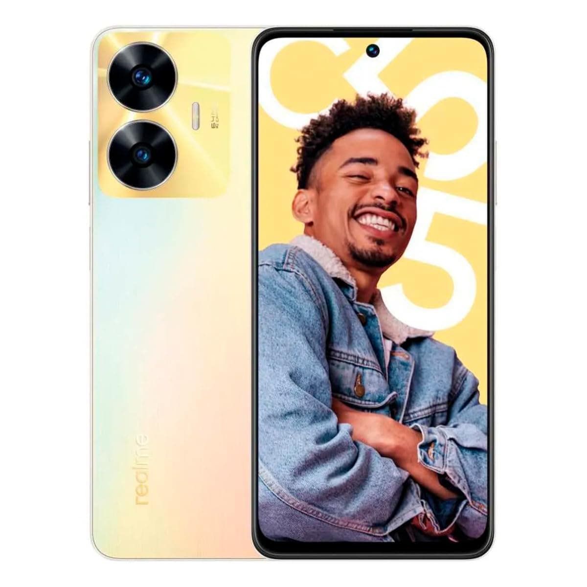 realme C55 Dual SIM 8GB+256GB | 64MP AI Camera | 5000mAh Battery | 6.72 90Hz FHD+ Display | 33W Supervooc Charge | for GSM Carriers only, NOT for CDMA Carriers - Gold