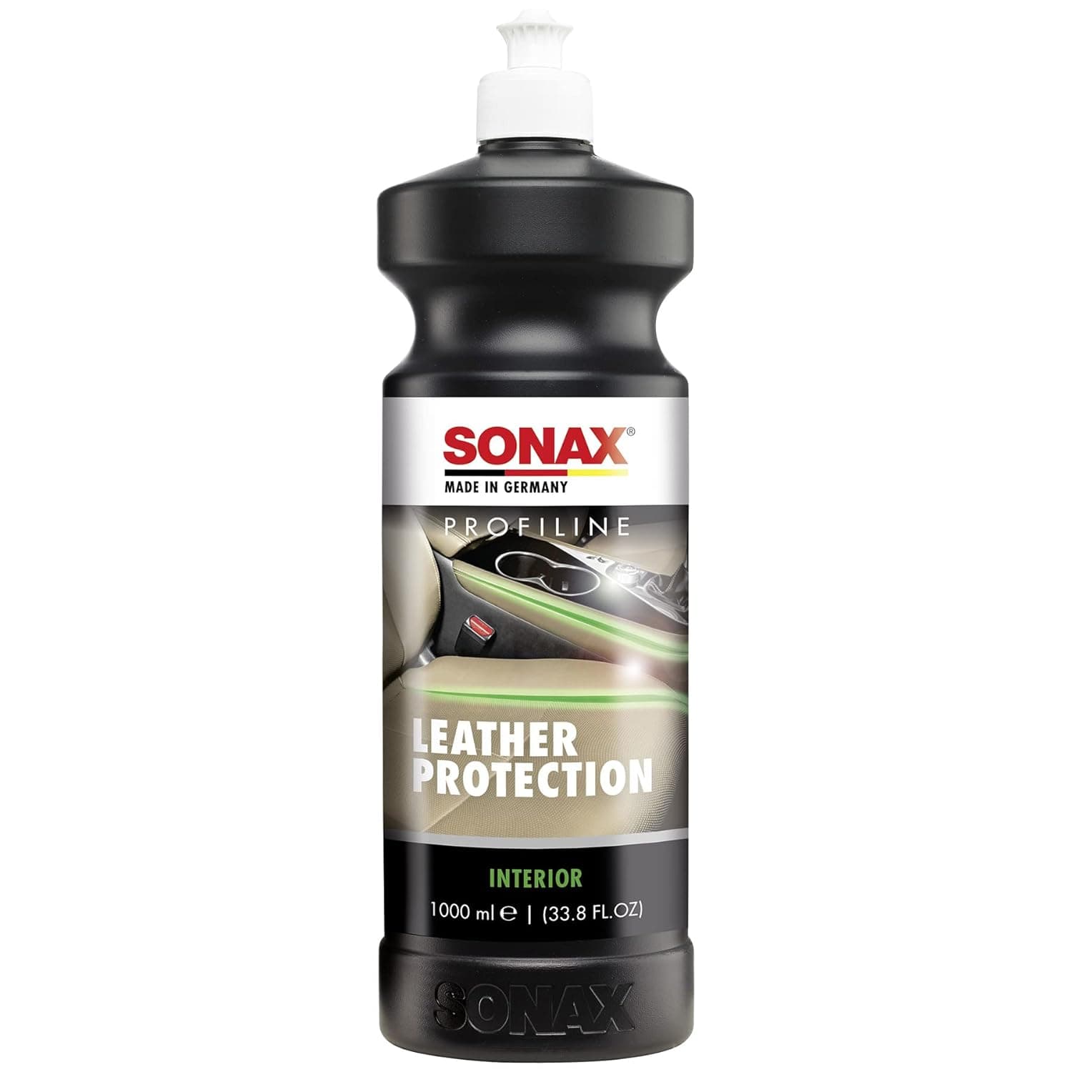 SONAX PROFILINE Leather Protection (1 Litre) - Wax-free Leather Care Cream with Uv Protection for Smooth Leather. Restores the Leather’s Original Colour | Item No. 02823000