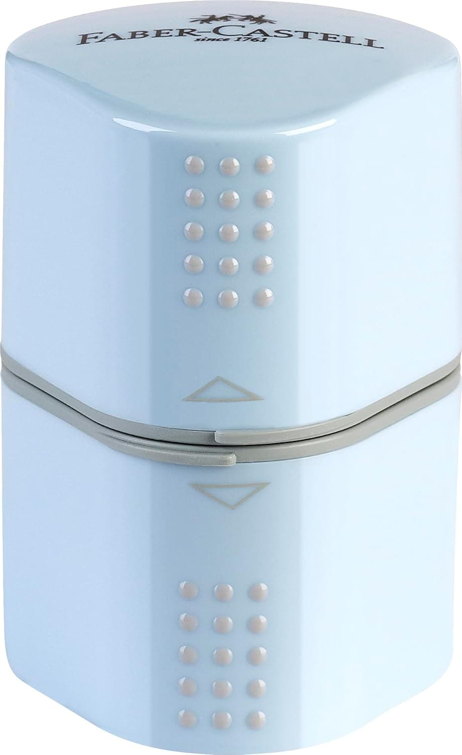 Faber-Castell C Sharpener Grip Trio with Barrel - Sky Blue