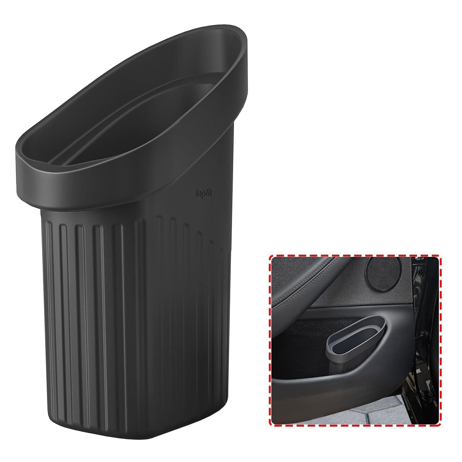 X Spring Car Trash Can Bin, Leak-Proof Waterproof Garbage Bins, Multi-functional Cars Organizer, Car Trash Bin with Secure Lid, Perfect Cars Accessories for Interior Trashes Storage and Organization