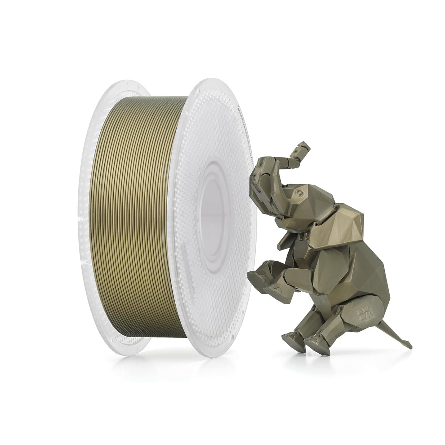 Bambu Lab 3D Printer Filament, 1.75mm PLA 3D Printing Filament Dimensional Accuracy +/- 0.03 mm, Fast Printing RFID PLA, No Warping & Tangling, 3D Print Material with Reusable 1kg Spool, Bronze