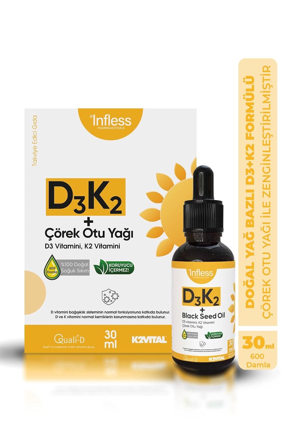 Vitamin D3 K2 + Black Cumin Oil 30 ML