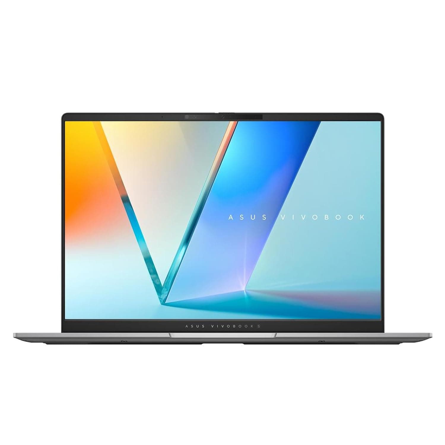 اسس لابتوب فيفوبوك S 14 OLED رفيع، AMD رايزن AI 9 365 (10 نواة)، 24GB، 1TB SSD، كيبورد RGB قابل للتخصيص، فضي، M5406WA-AH94