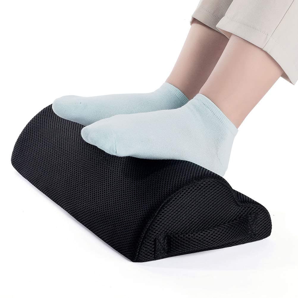 Ergonomic Leg Rest Support Pillow – Comfort Cushion for Legs, Back & Waist – Ideal for Office, Home, and Car Use – Black Memory Foam Leg Elevator for Relaxation, Circulation & Posture Support