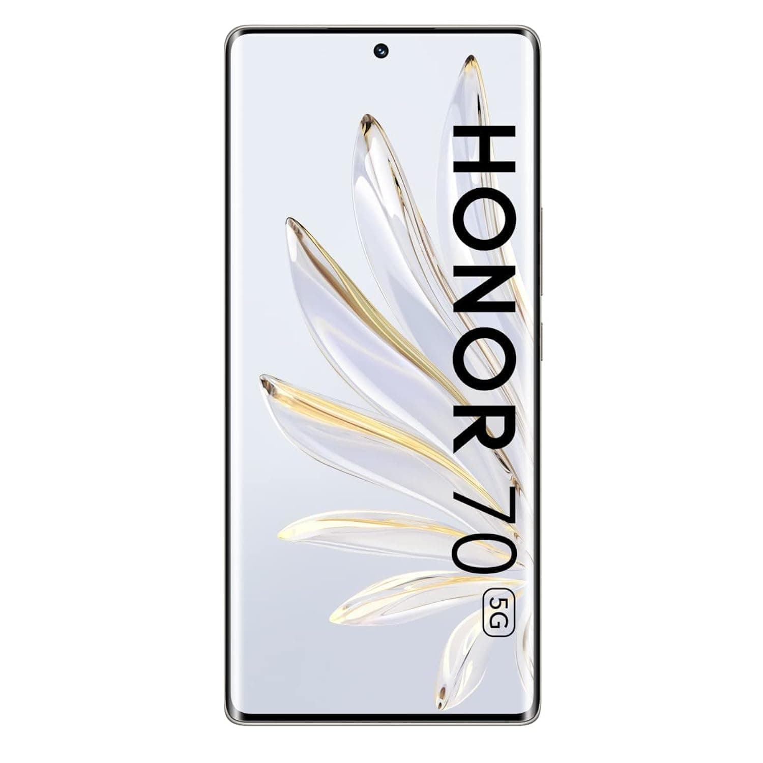 Honor 70 DUAL-SIM 256GB ROM + 8GB RAM (GSM | CDMA) Factory Unlocked 5G Smartphone (Crystal Silver) - International Version