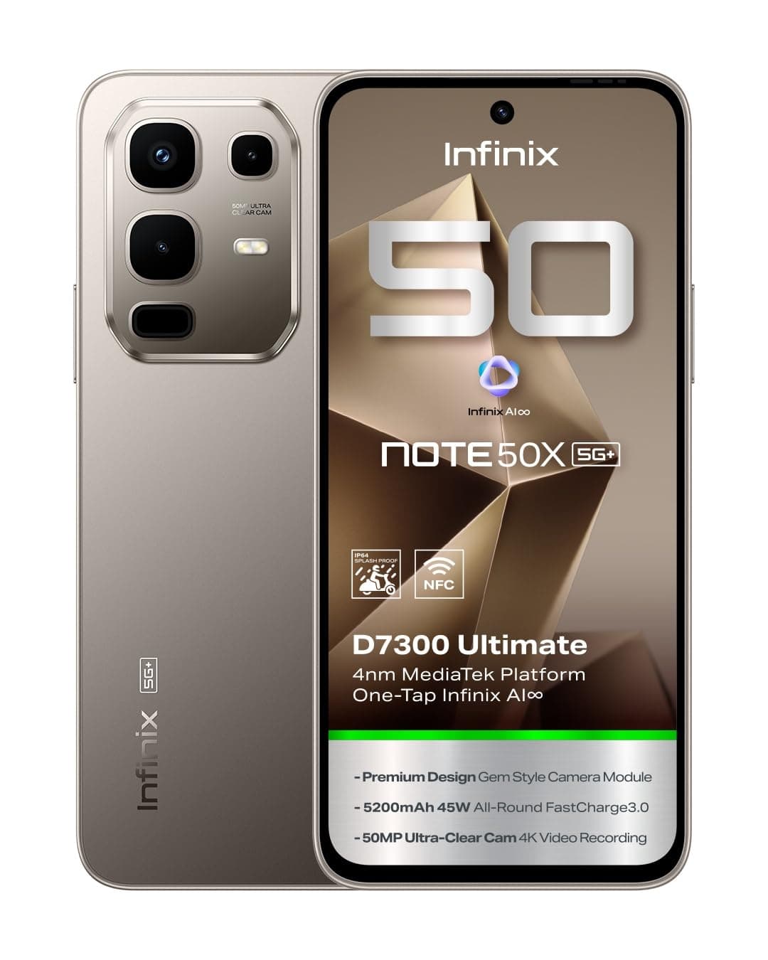Note 50x 5G+ (16 GB (8+8) 256 GB) Titanium Grey