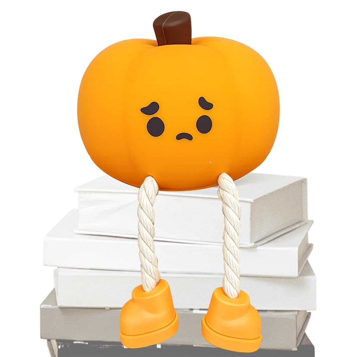 Pumpkin Nightlight Cute USB Charging | Halloween Decor Nightstand Nightlight for Bedroom Living Room Desktop Home Bedside Shelf Kid Boys