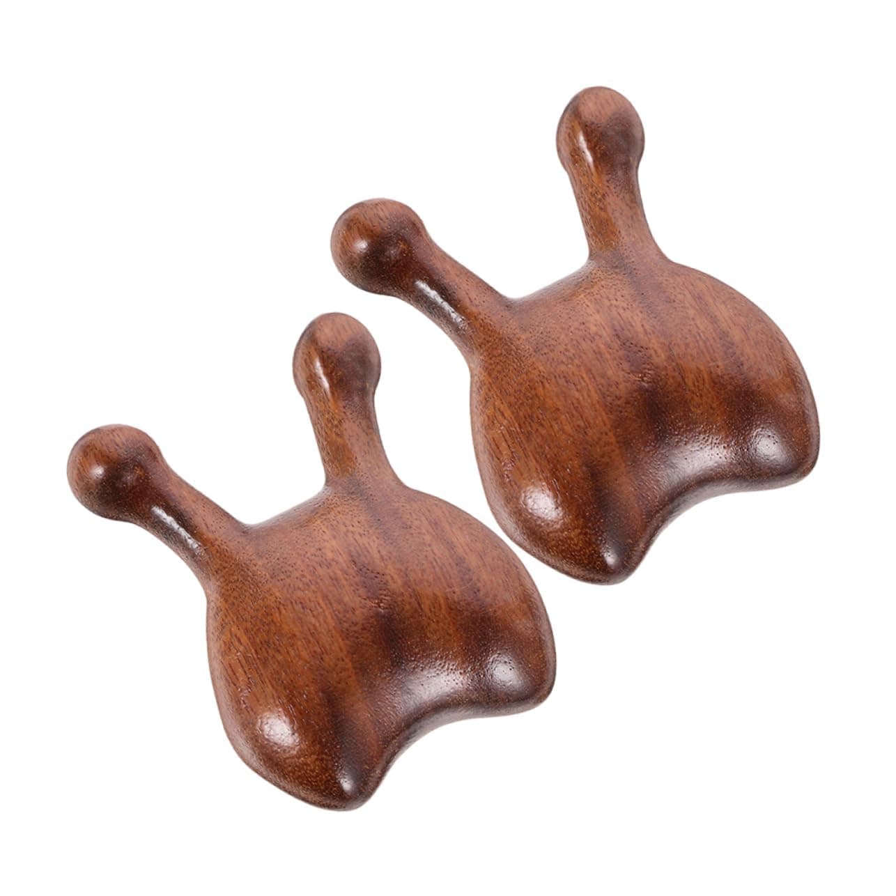 Ebony Massage Comb Tools, Guasha Tool for Face Nose Scraping Massager, Eye Massager Wood, Facial Massagers, Nose Wood Scrapers Nose Scrap Tool, Utilities Wooden Boutique, 2Pcs