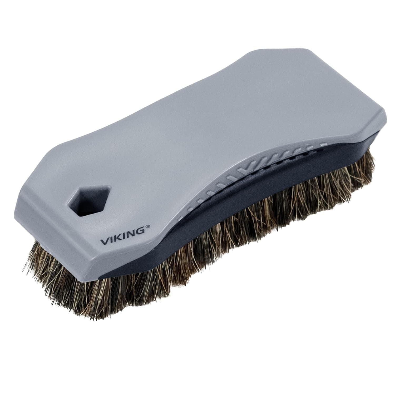 VIKING Leather Cleaner Brush for Interior Car Cleaning, Horsehair Bristles | Soft Bristle Cleaning Brush for Car Interior, Home, and Garage