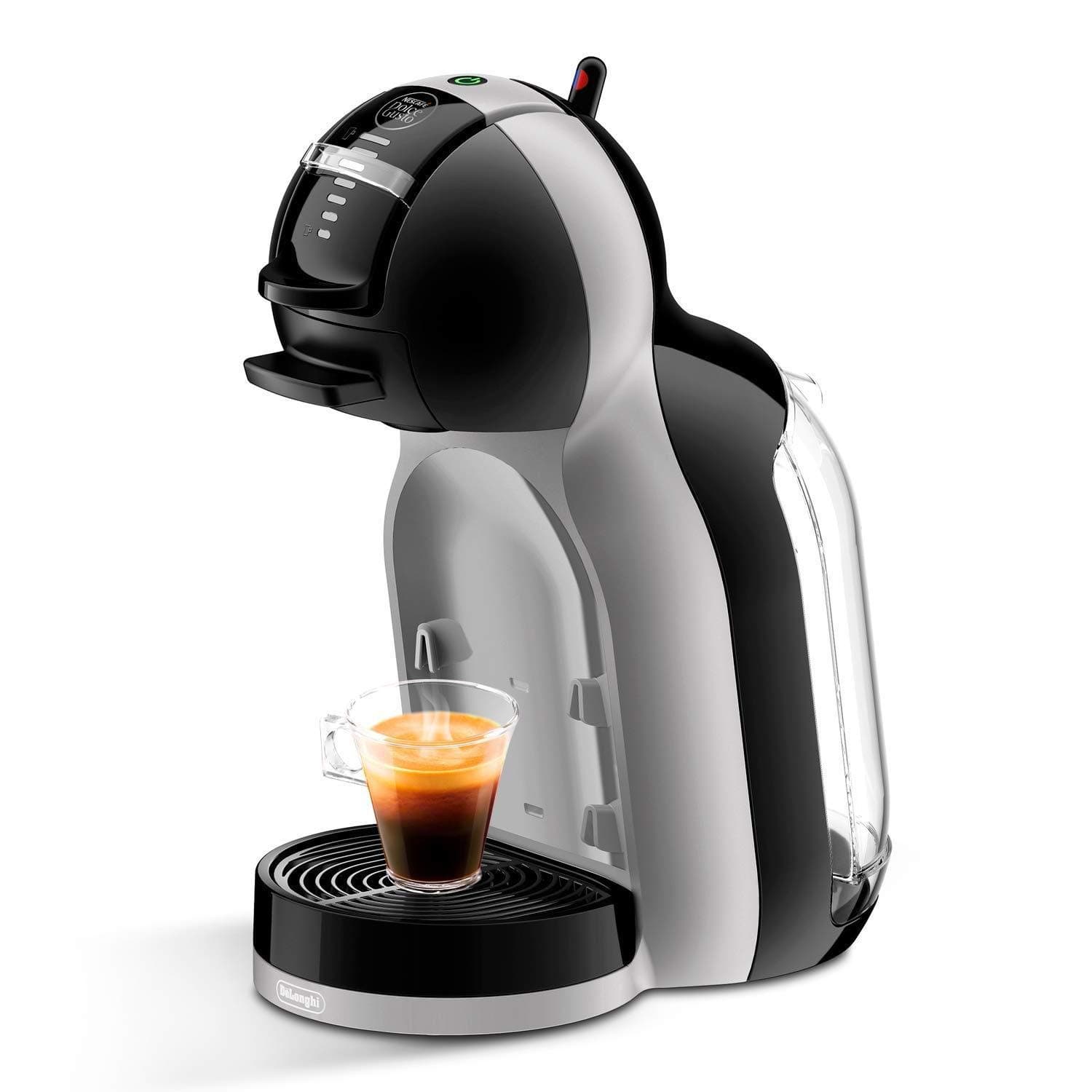 NESCAFE Dolce Gusto by De'Longhi Mini Me EDG155.BG Pod Coffee Machine and Other Automaic Drinks-Black & Artic Grey, 1461 W, Arctic