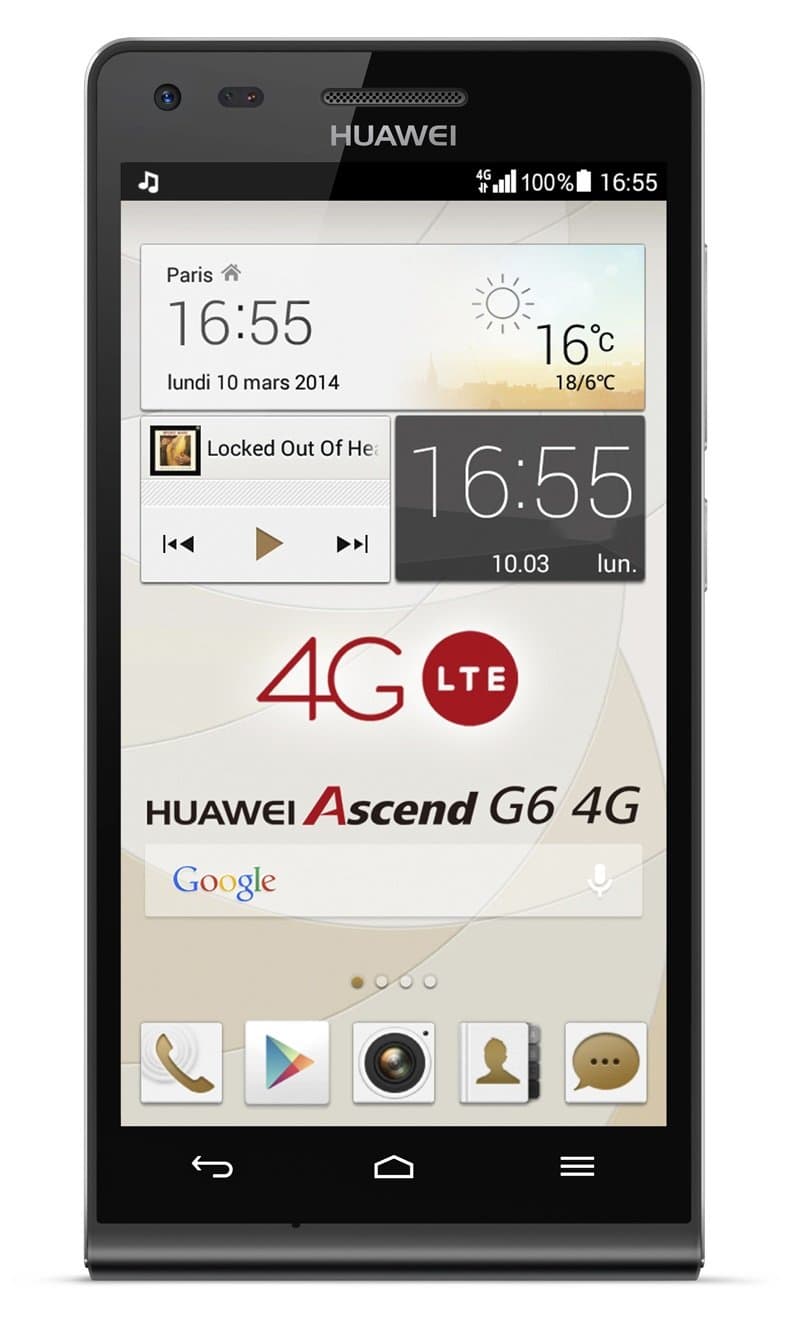Huawei Ascend G6 Single-SIM 8GB ROM + 1GB RAM (GSM only | No CDMA) Factory Unlocked 4G/LTE Smartphone (Black) - International Version