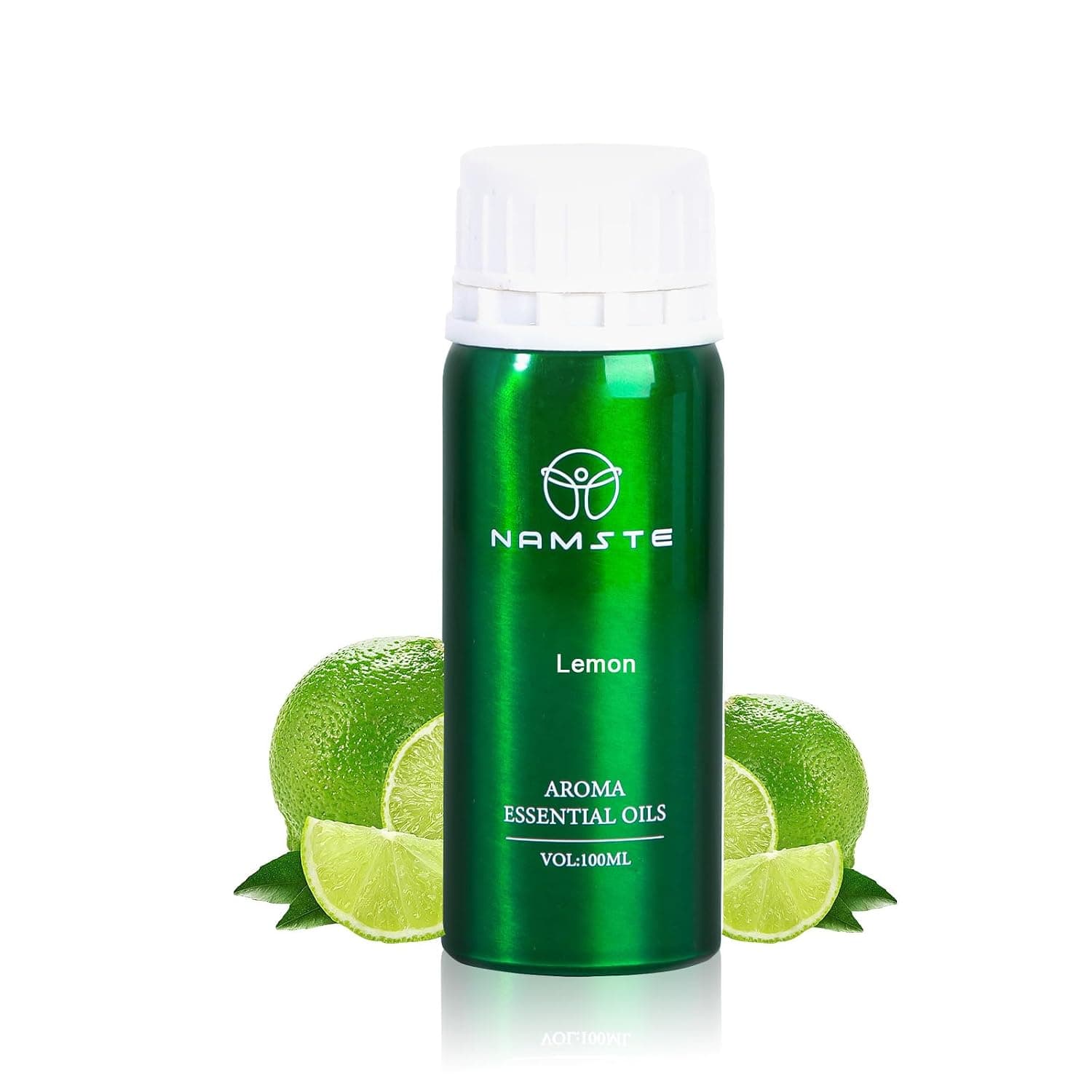 NAMSTE 3.38 Fl. Oz Lemon Aroma Essential Oil - 100% Pure And Natural Essential Oils for Diffusers | Aromatherapy Oil for Mood Lifting