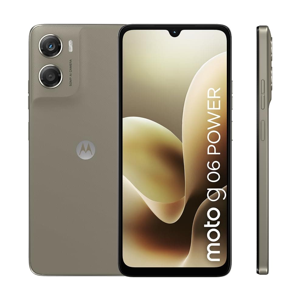 MOTOROLA G06 Power 4G, 4+8GB RAM Boost, 256 GB ROM, MTK Helio G81 Extreme, 6.88" Super HD Display 120Hz, Android 15, PANTONE Laurel Oak
