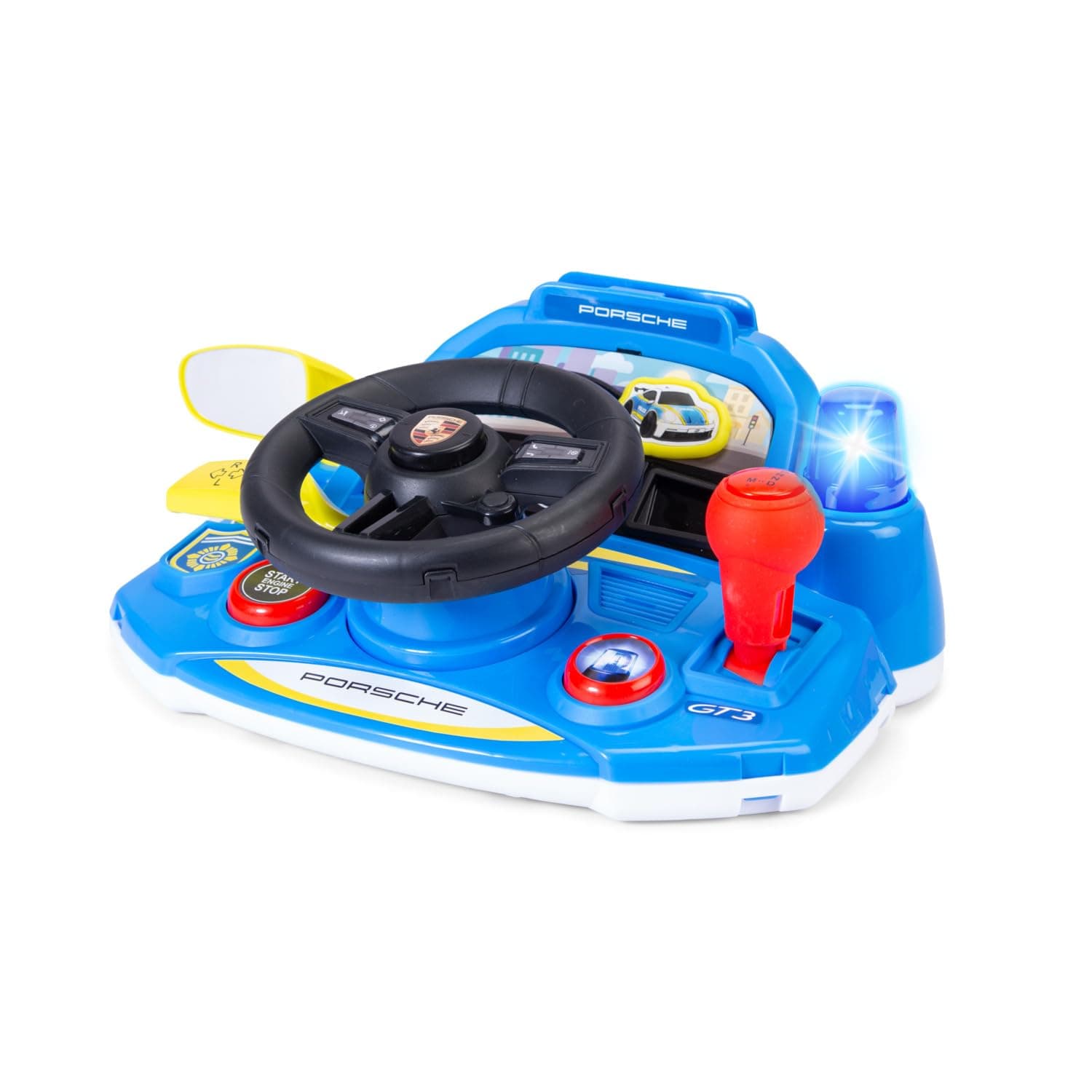 Dickie Toys ABC My First Porsche Steering Wheel Toy with Light and Sound