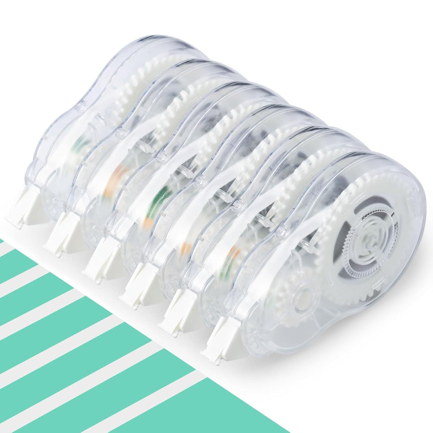 M&G 6 Pack whiteout Correction Tape Set, Total 72M/234FT White Out Correction Tape Clear Writing with No Drying Time for Office School Supplies Student 1/5 Inch X 39 Ft/Pack