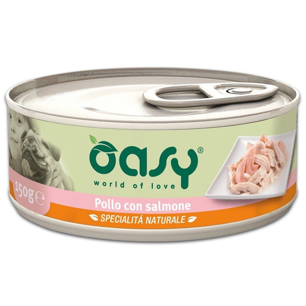 Oasy Wet Food For Dogs With Chicken And Salmon 150 g