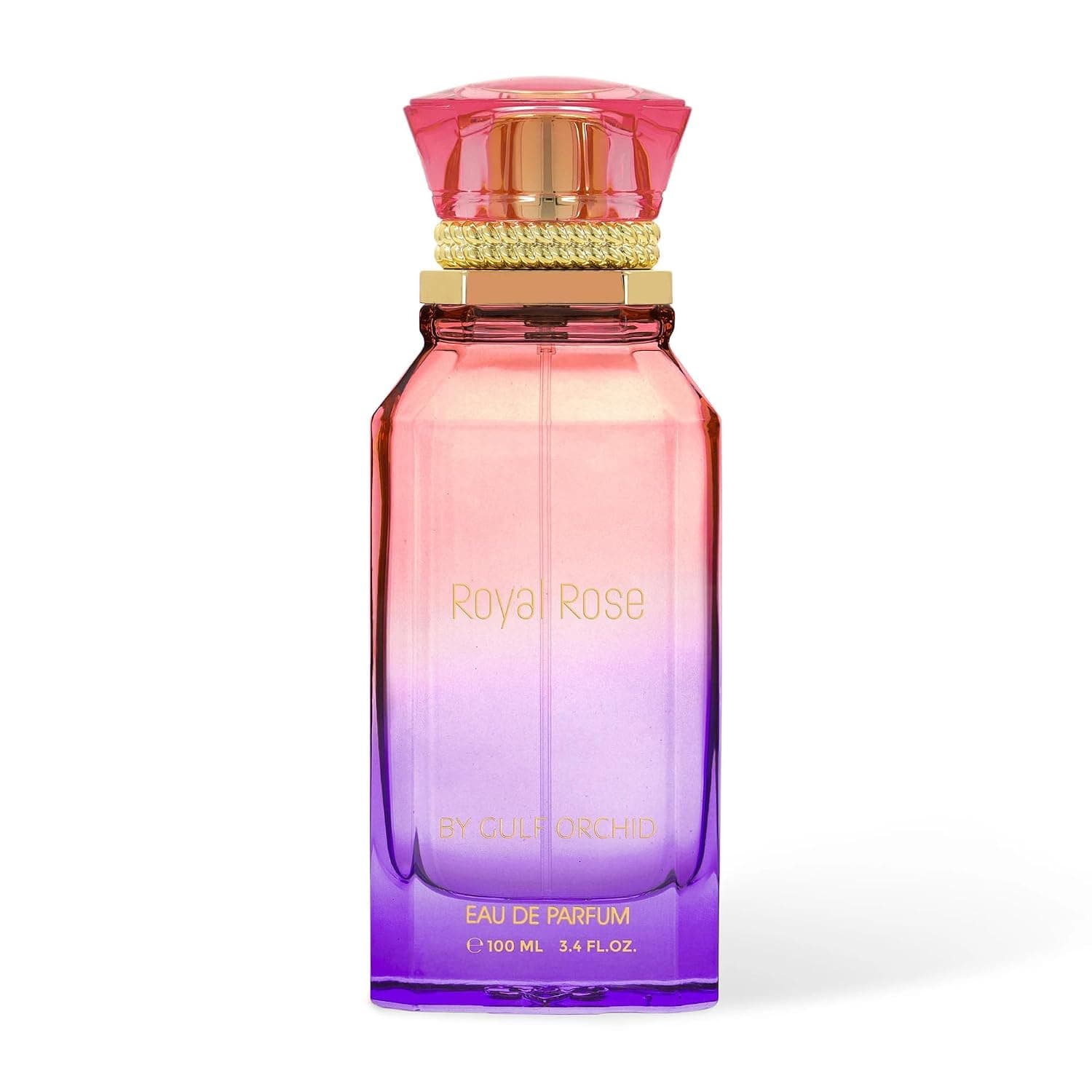 Gulf Orchid Royal Rose Eau de Parfum 100ML – Women’s Perfume, Floral Fruity Fragrance, Long Lasting Rose Scent with Pear, Vanilla & Caramel Notes