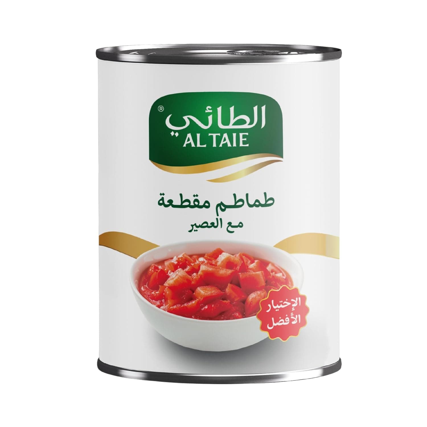 Al Taie Chopped Tomatoes 400g- 100% Natural Chopped Tomatoes- Fresh & Juicy- Ideal for Soups, Sauces & Cooking- No Preservatives