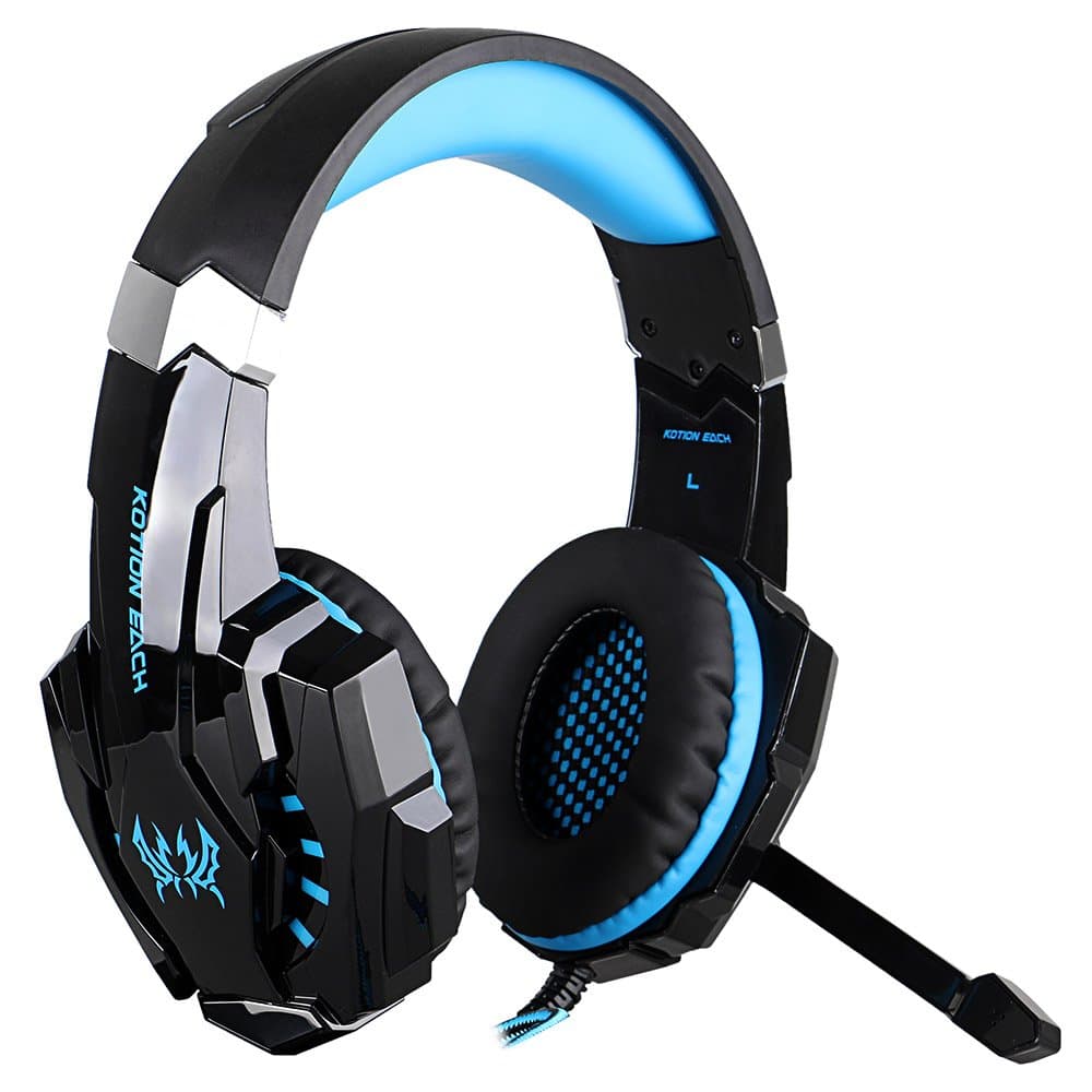 KOTION EACH G9000 3.5mm Gaming Headphone Stereo Game Headset Noise Cancellation Earphone, Wired