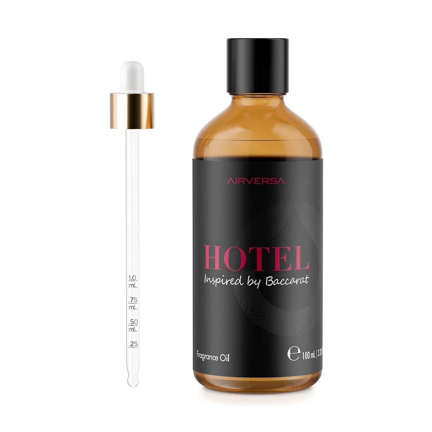 Airversa Fragrance Oil for Diffuser, Inspired by Baccarat 3.38 Fl Oz|100 mL | Premium Luxury Hotel Scent Oil, Compatible With Airversa or Other Brand Diffusers, For Home Room Office Scent