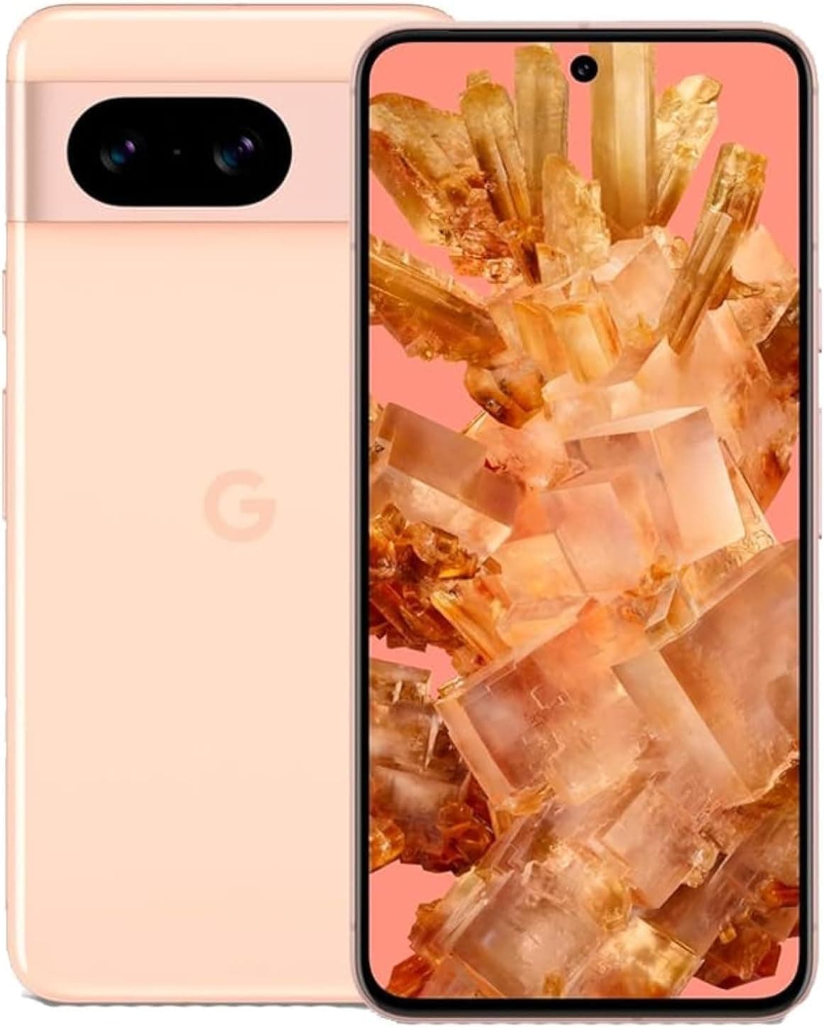 Google Pixel 8 5G | Unlocked Dual SIM (nano-SIM, eSIM) | 6.2-inch Android Smartphone (256GB + 8GB RAM, Rose)