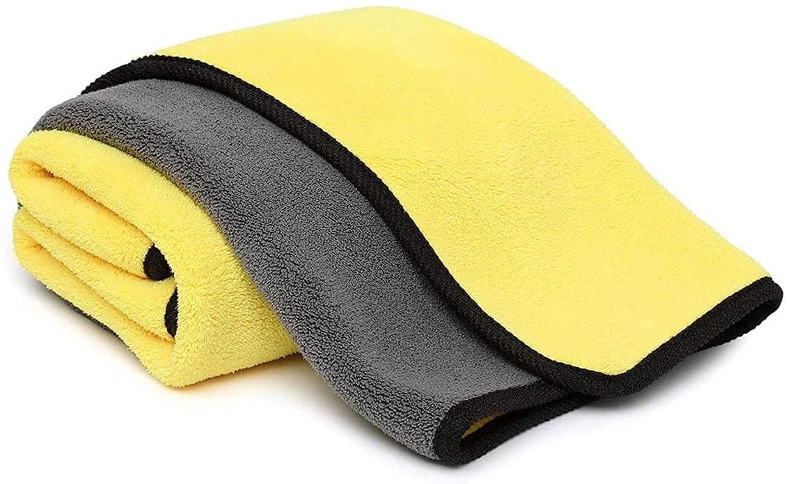 Car Care Towel, Soft Microfiber Cleaning Cloth for Polish The Exterior of Cars, Reusable Car Cleaning Accessories (About 30 * 40cm）