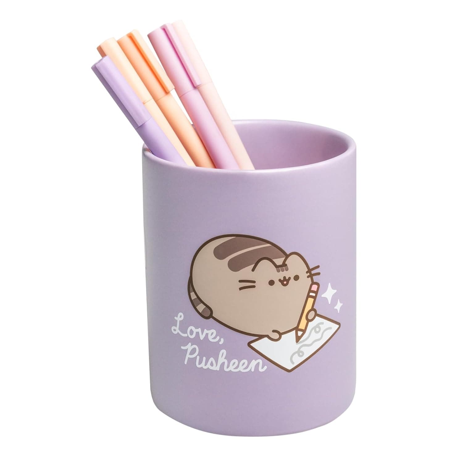 Grupo Erik Pusheen Pen Holder | Pen Holder For Desk, Pen Pot, Pencil Pot, Pencil Holder | Desk Organiser, Desk Accessories | Pusheen Merchandise, Pusheen Mug, Pusheen Stationery