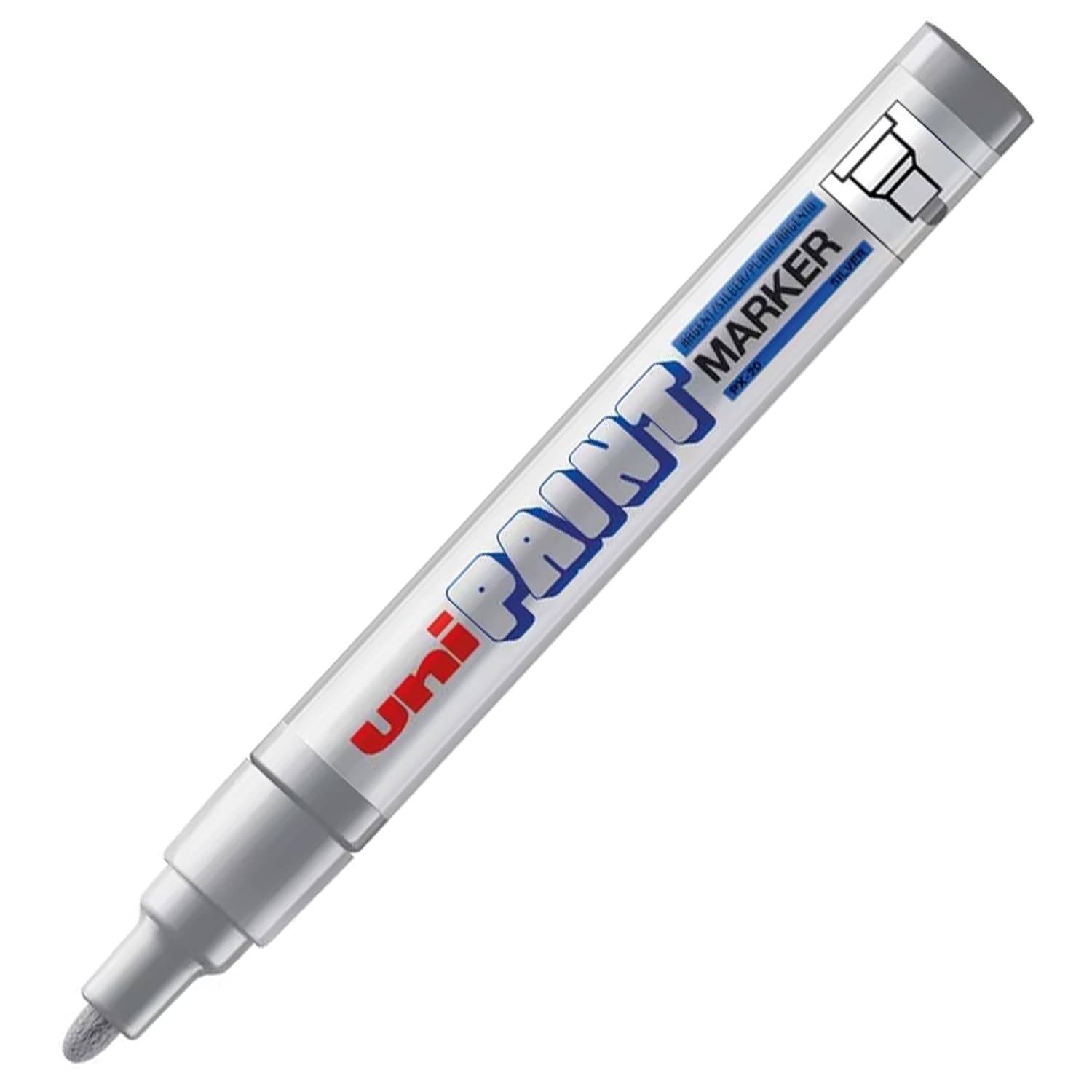[PX-20SLV] PAINT MARKER UNI SILVER PX-20SLV [PX-20SLVقلم بوية يوني رصاصي]