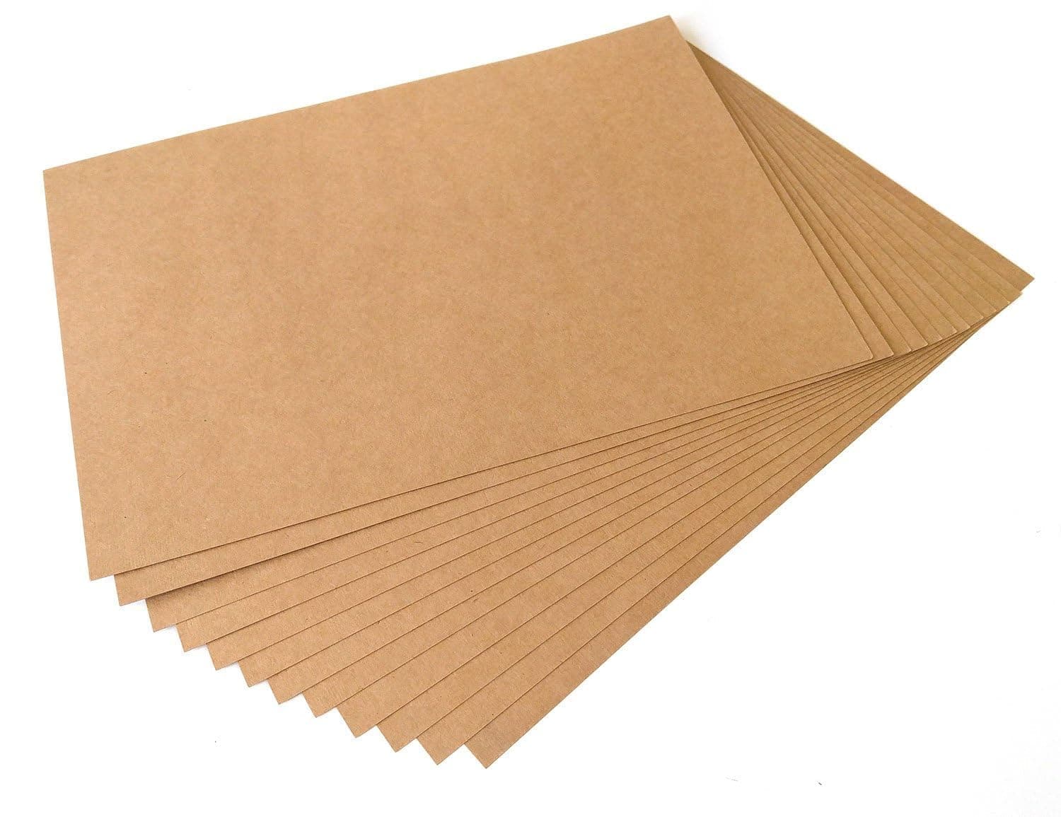 EVG 50 Sheets 230gsm A4 Kraft Paper Card | Matte Finish Blank Printing Paper | 210x297mm | Inkjet & Laser Compatible | Crafting, Gift Wrapping & Card Making