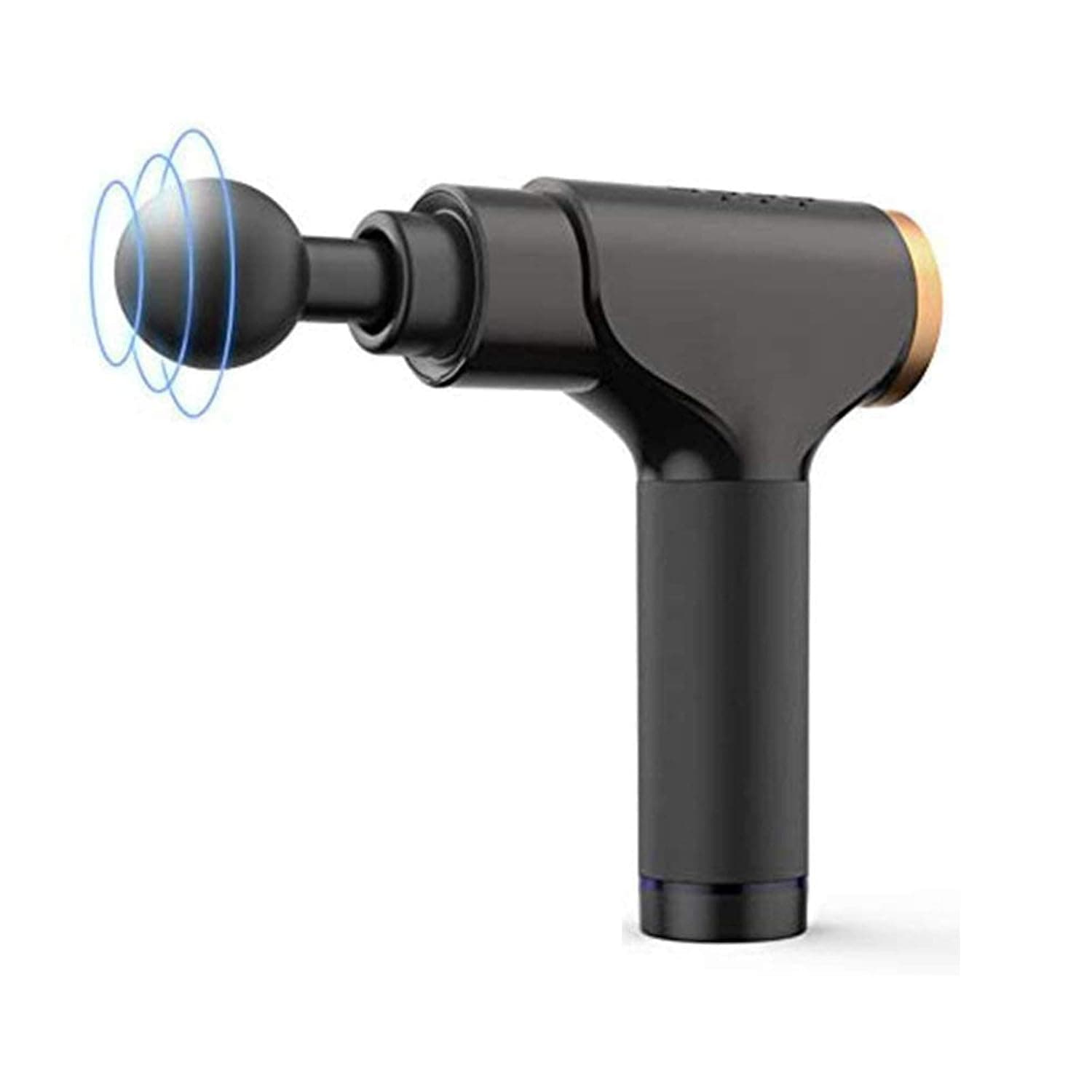 Massage gun portable deep tissue muscle massager portable professional with gun, used for massage movement and fitness relaxation (Color : Black)