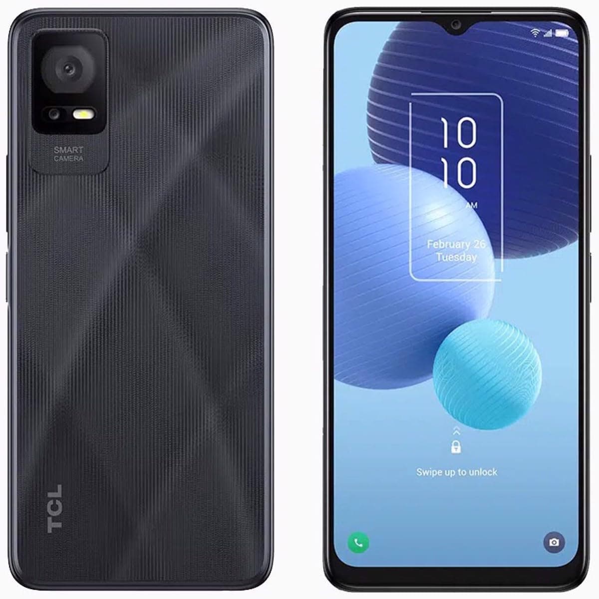 TCL 406 DUAL-SIM 32GB ROM + 3GB RAM (GSM Only | No CDMA) Factory Unlocked 4G/LTE Smartphone (Grey) - International Version
