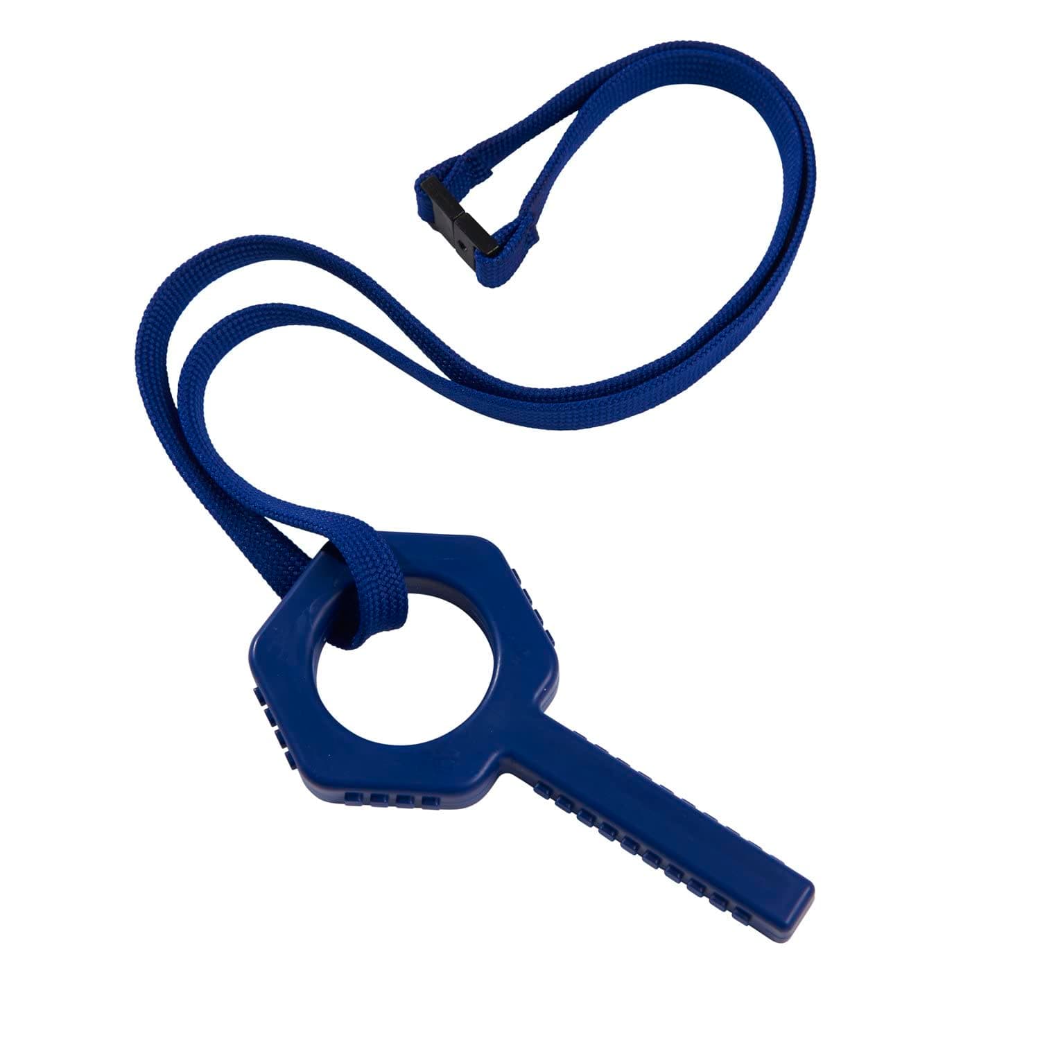 Sensory Direct Chewbuddy Pl!ng Tuff - pack of 1, Strong Sensory Chew or Teething Aid | for Kids. Adults, Autism, ADHD, ASD, SPD, Oral Motor or Anxiety Needs - Navy Blue