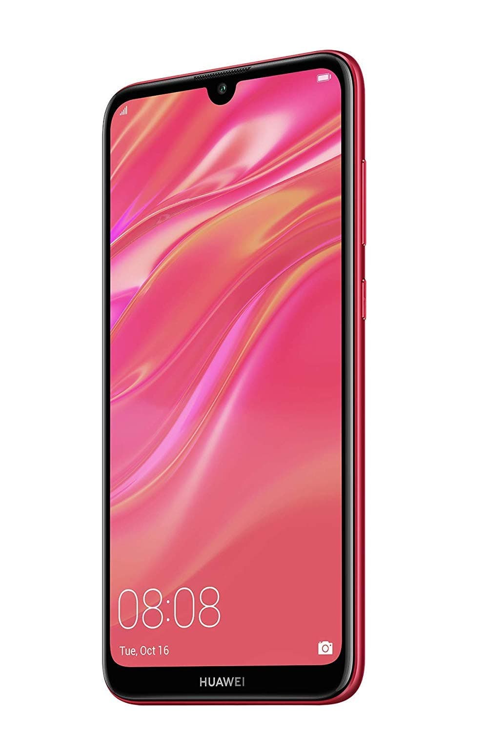 Huawei Y7 (2019) Dual-SIM 32GB ROM + 3GB RAM (GSM Only | No CDMA) Factory Unlocked 4G/LTE Smartphone (Coral Red) - International Version