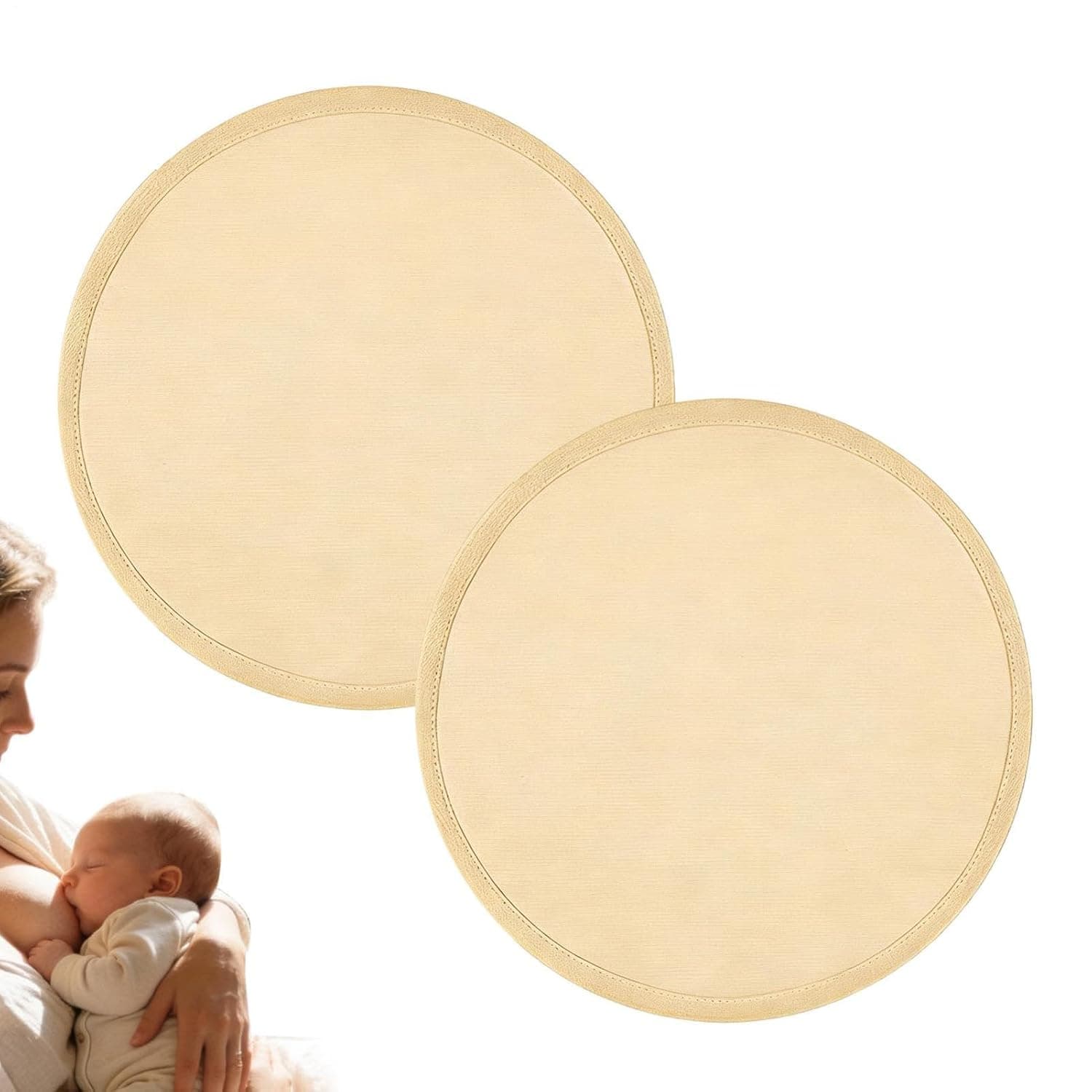 Breastfeeding Pads for Leaking 2 Pieces Nipple Postpartum Protection