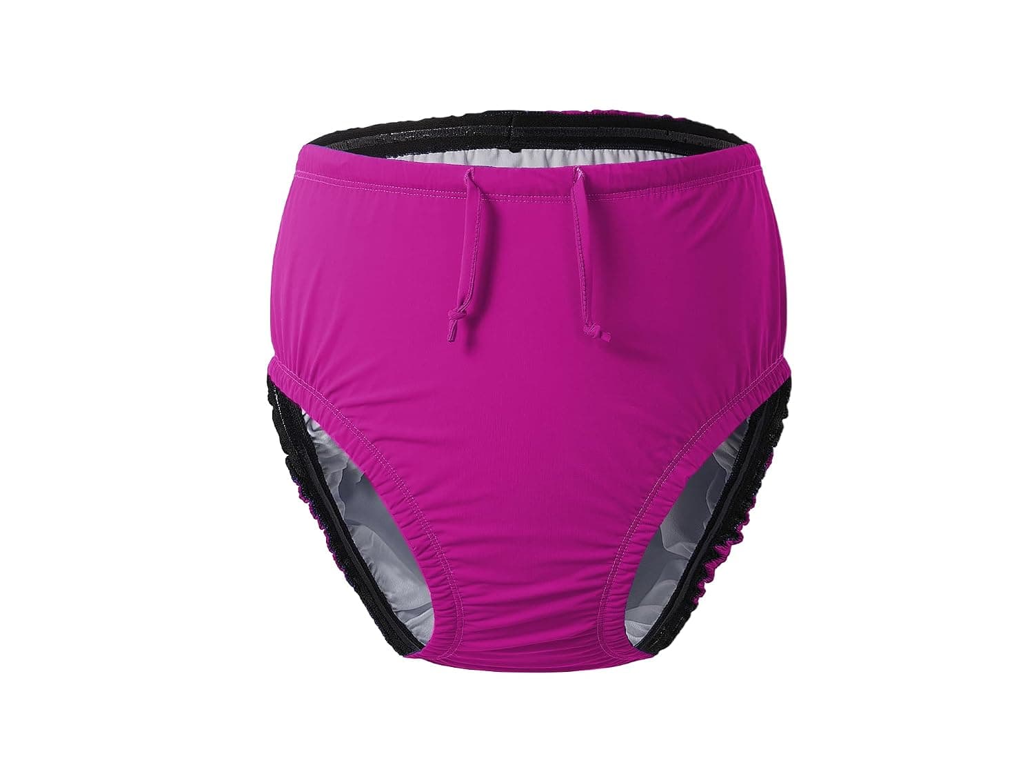 Youth/Big Kids Reusable Swim Diapers Special Needs Swimwear for Incontinence Cloth Diaper Covers Waterproof,Leakproof, Unisex (5-8T, Pink)