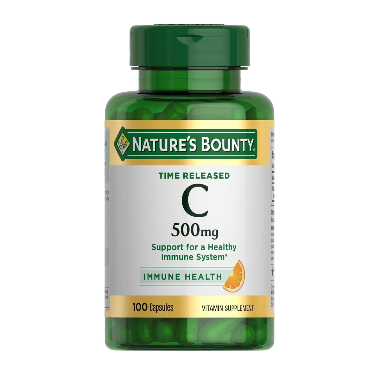 Nature's Bounty, Time Released Vitamin C, 500 mg, 100 Capsules