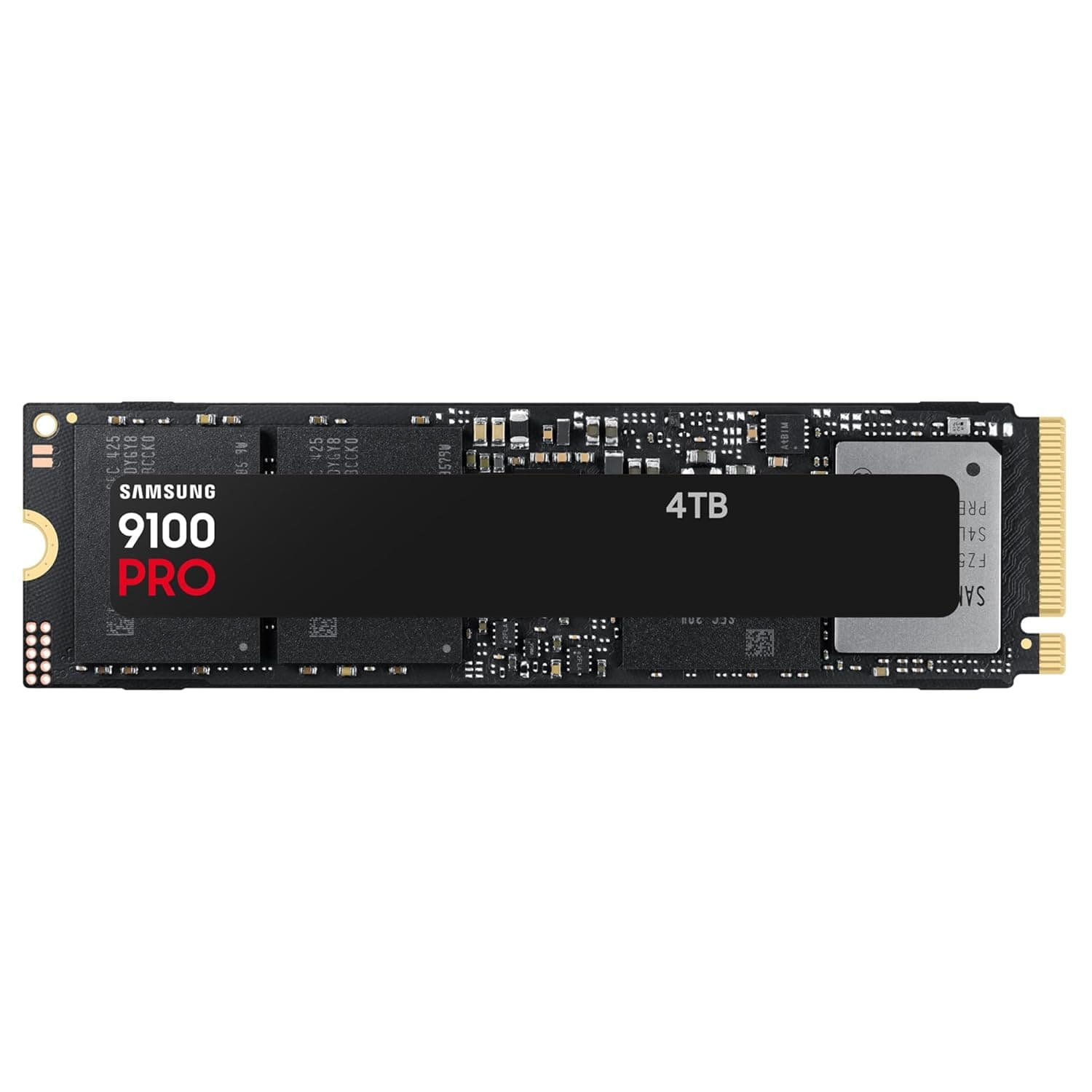 Samsung 9100 PRO NVMe M.2 SSD, 4TB, PCIe 5.0, 14800MB/s Read, 13400MB/s Write, Internal SSD for Gaming, Video Editing and AI, Black, MZ-VAP4T0BW