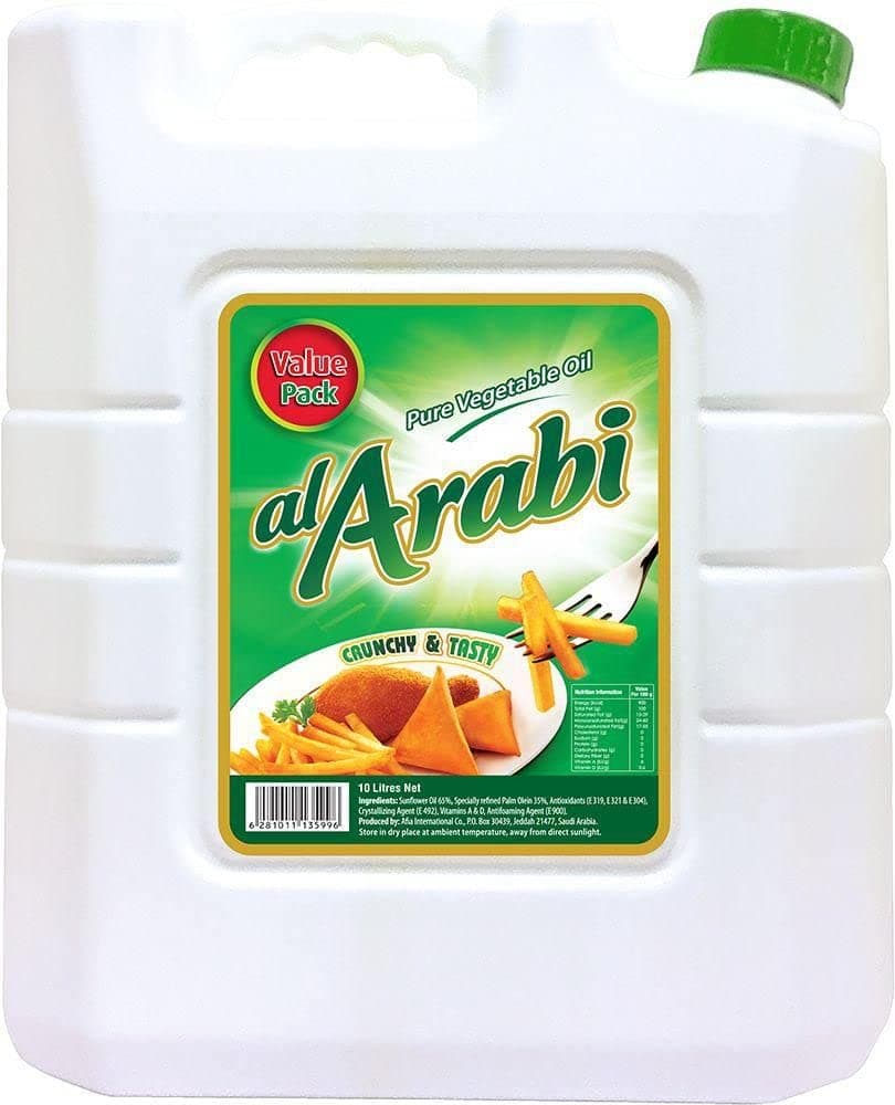 Al-Arabi Pure Vegetable Oil, 10 Ltr