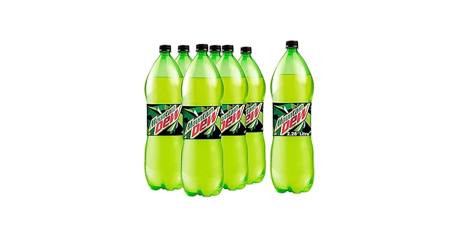 Mountndew Carbonated Drink Regular Pet Bottle, 6 X 2.20 Litre - Pack of 1