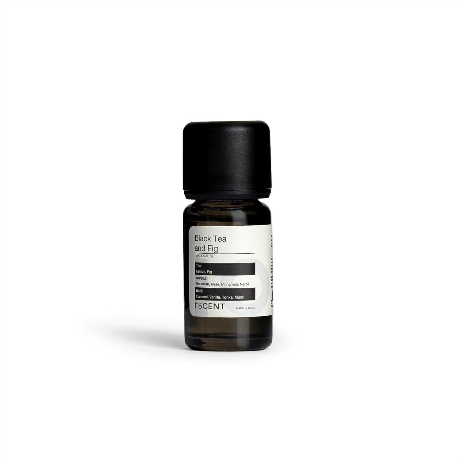 ISCENT | Black Tea & Fig – Fragrance Oil Refill for Ensō Mini Diffuser 10ml | Lemon, Fig, Geranium, Cinnamon & Vanilla for Home & Car | Fresh Citrus with Spiced Florals & Sweet Musk