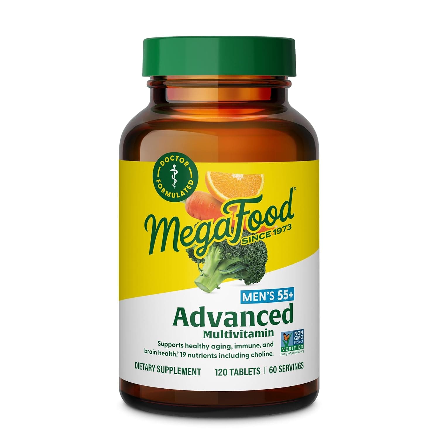MegaFood, Multi for Men 55+, 120 Tablets